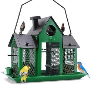 Solar Bird Feeder - Hanging Bird Feeder for Outside & Garden Decor